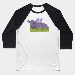 Allium Cow Baseball T-Shirt